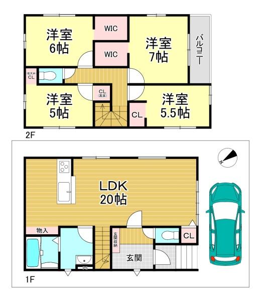 新築戸建　大山崎町大山崎鏡田2期1号地