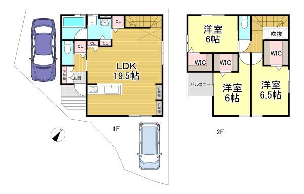 新築戸建　長岡京市長法寺力池1号地