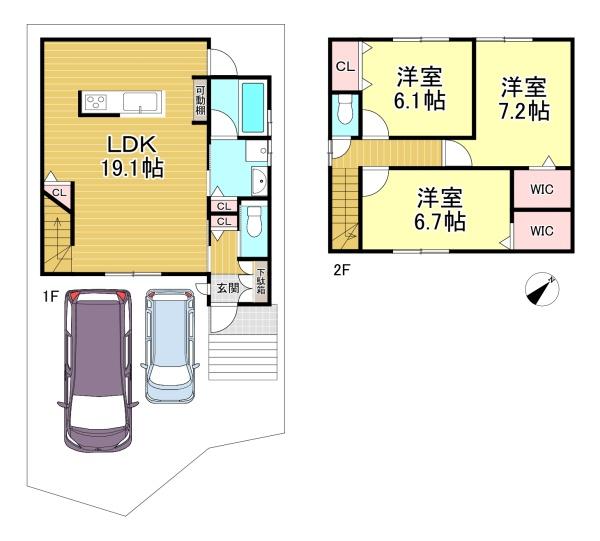 新築戸建　長岡京市長法寺力池2号地