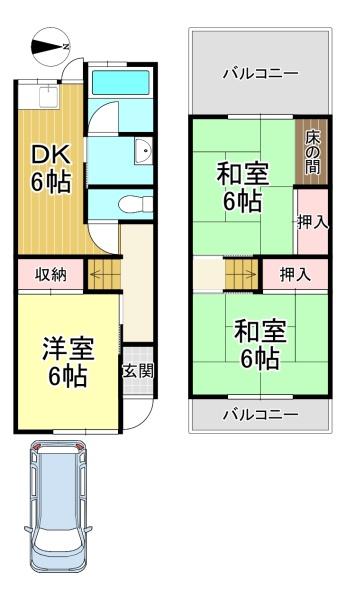 中古戸建　伏見区羽束師志水町