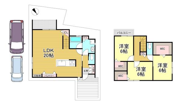 新築戸建　長岡京市長法寺力池6号地