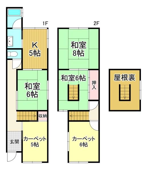 中古戸建　長岡京市井ノ内坂川