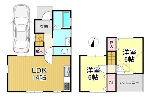 中古戸建　西京区大枝東長町