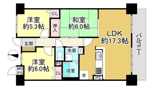 ライオンズマンション向日町305