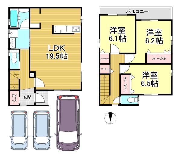 伏見区羽束師古川町　新築戸建