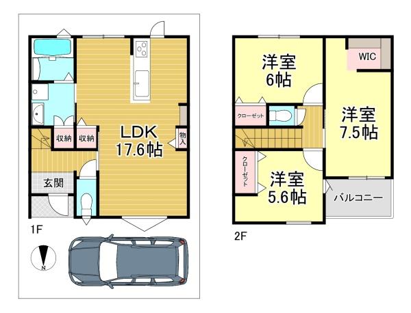 長岡京市神足四ノ坪　新築戸建