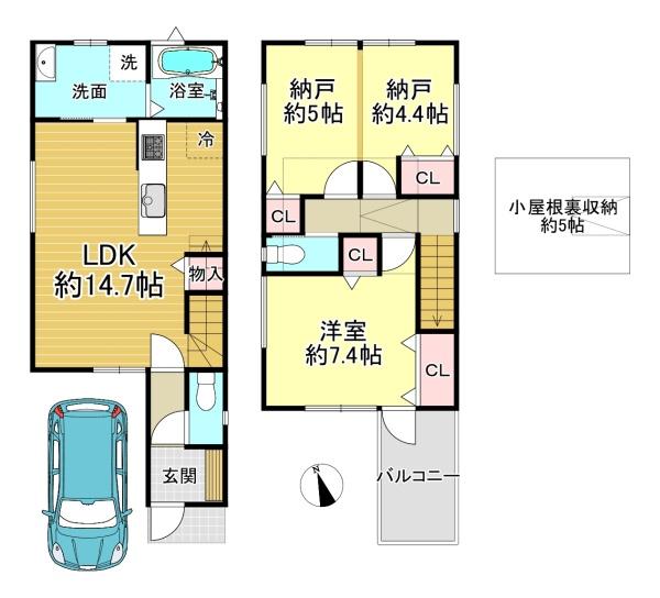 長岡京市久貝2丁目　新築戸建