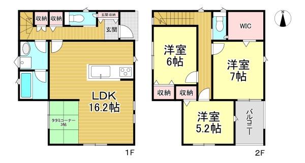 伏見区羽束師菱川町6号棟　新築戸建