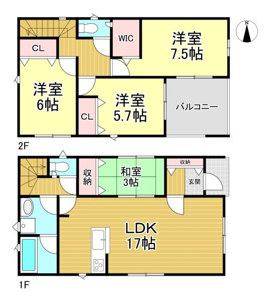 伏見区羽束師菱川町7号棟　新築戸建