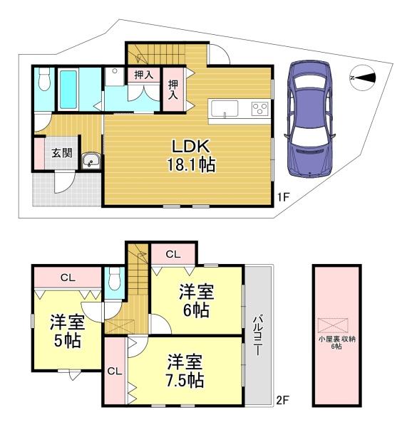 向日市鶏冠井町東井戸　新築戸建