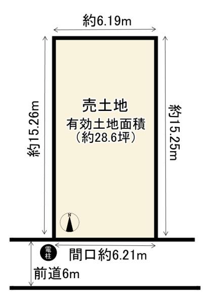 西京区川島調子町　建築条件無土地