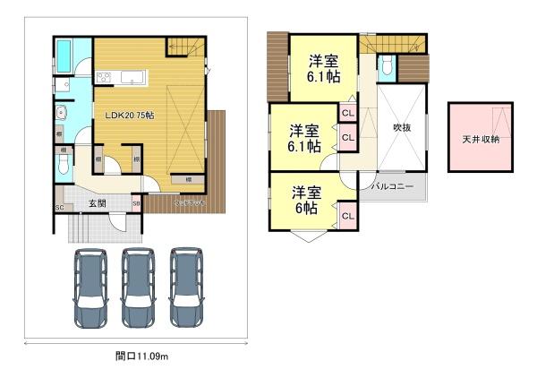 新築戸建　西京区大原野西竹の里町