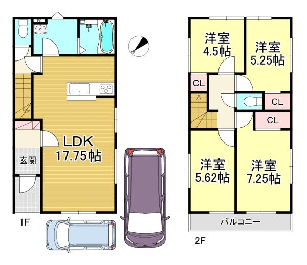 新築戸建　向日市上植野町野添