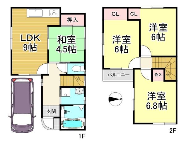 中古戸建　大山崎町円明寺佃