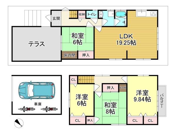中古戸建 向日市物集女町北ノ口