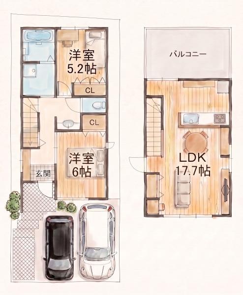 京都市西京区山田車塚町の土地