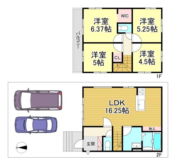 新築戸建 西京区大原野上里男鹿町2期1号地