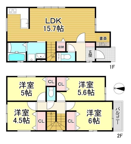 新築戸建 西京区上桂前田町1期1号棟