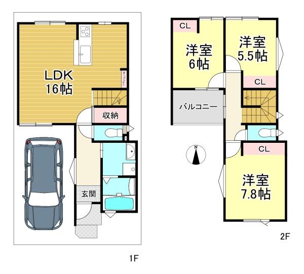 新築戸建 長岡京市馬場見場走り