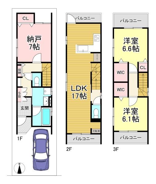新築戸建 西京区松室中溝町