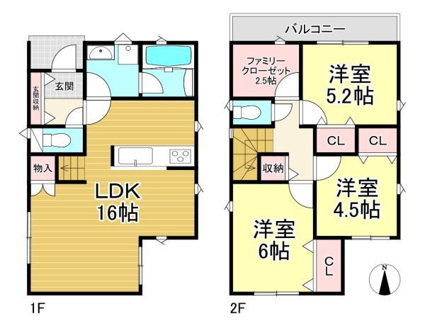 新築戸建 西京区大原野上里男鹿町第1 2号棟