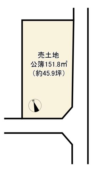 建築条件付土地　亀岡市篠町柏原川原垣内