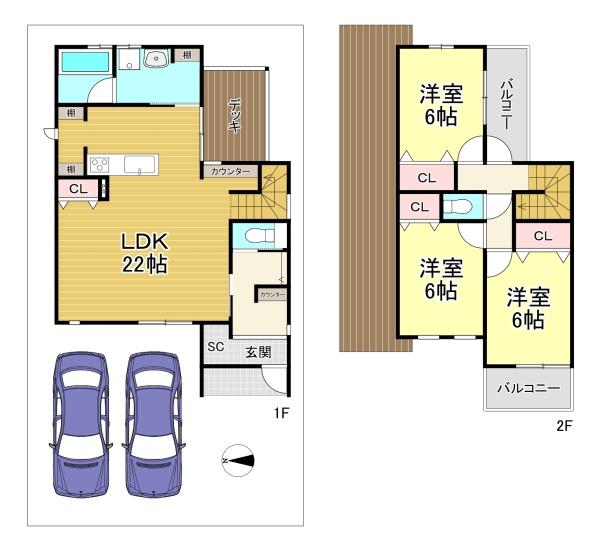 新築戸建 西京区山田猫塚町