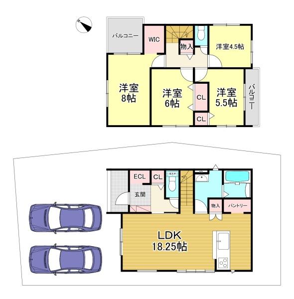 新築戸建 西京区山田北ノ町1期4号地