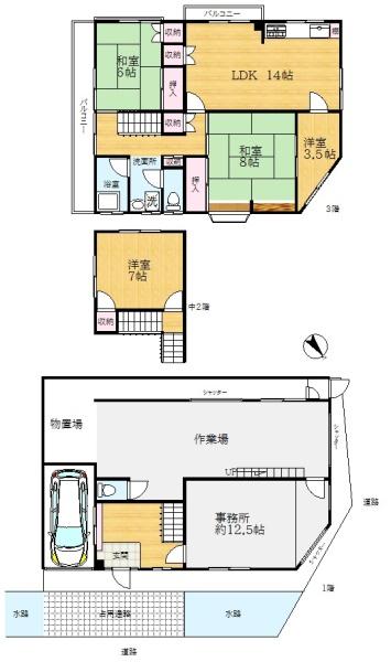 摂津市鳥飼本町５丁目の中古一戸建