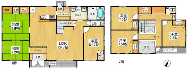 小江原一丁目戸建て