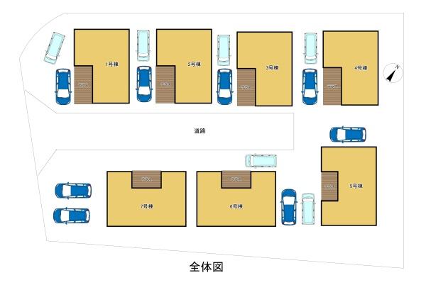 界一丁目デザイナーズ戸建て　7棟