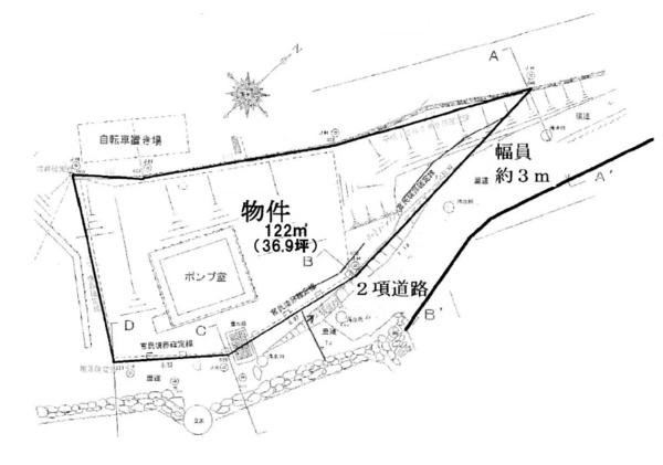 大津市本宮２丁目の土地