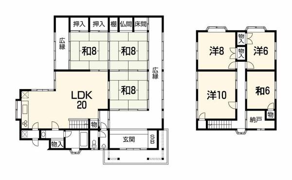 草津市山田町の中古一戸建