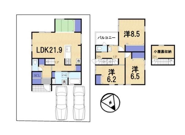 草津市西渋川２丁目の中古一戸建て