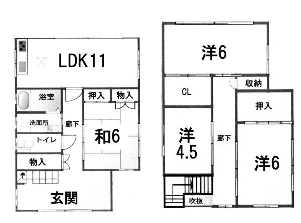 草津市矢橋町の中古一戸建