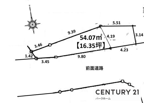 草津市東矢倉３丁目の土地