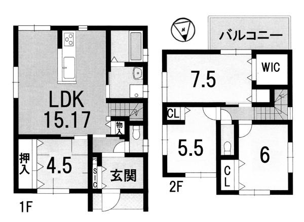 草津市川原２丁目の中古一戸建て