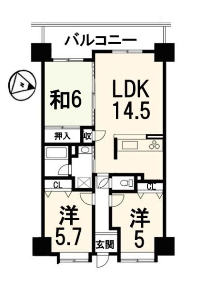 メゾンドール瀬田公園都市2番館