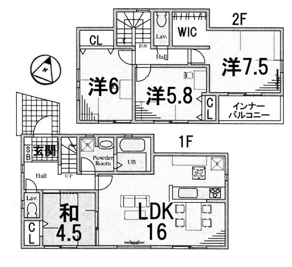 新築一戸建　1号棟　全5区画　第1期