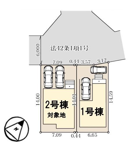 新築一戸建　2号棟　全2区画