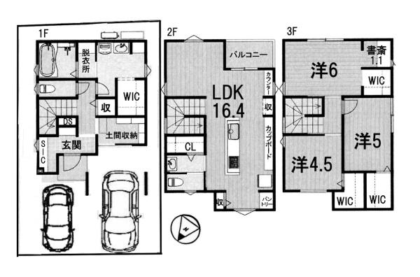 草津市上笠４丁目の新築一戸建