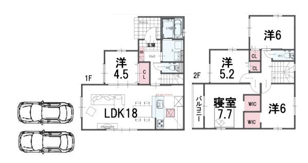 新築一戸建　2号棟　全2区画　第1期