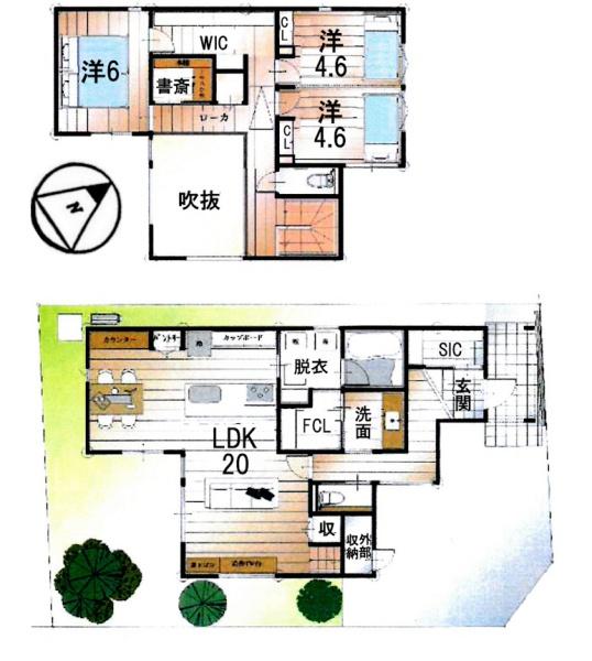 草津市野村４丁目の新築一戸建