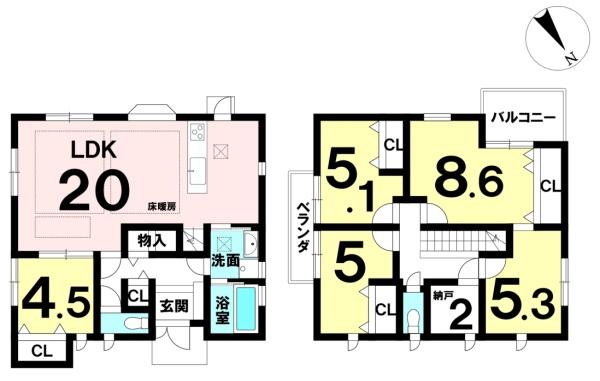 草津市南笠町の中古一戸建