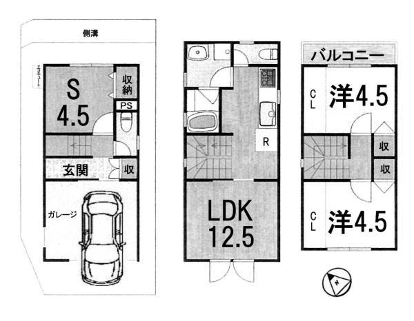 大津市大江５丁目の新築一戸建