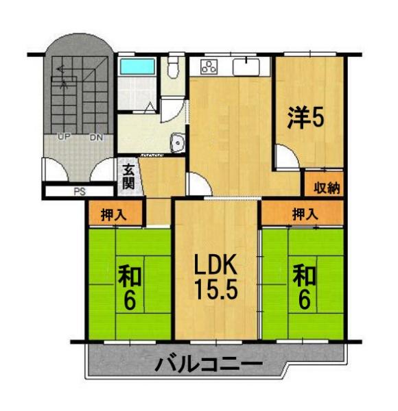 膳所ハイツ11号棟