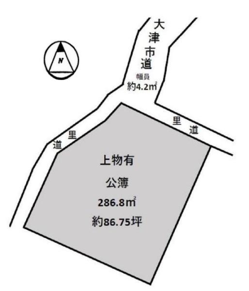 大津市竜が丘の土地