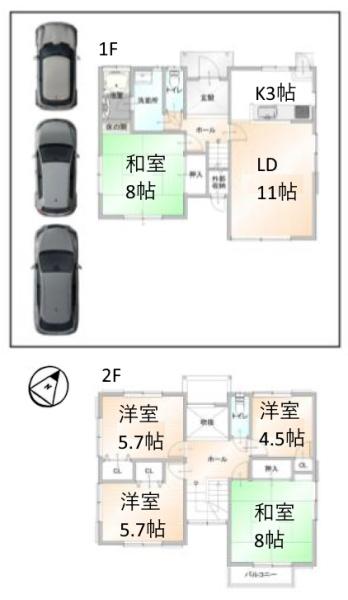 草津市若草６丁目の中古一戸建