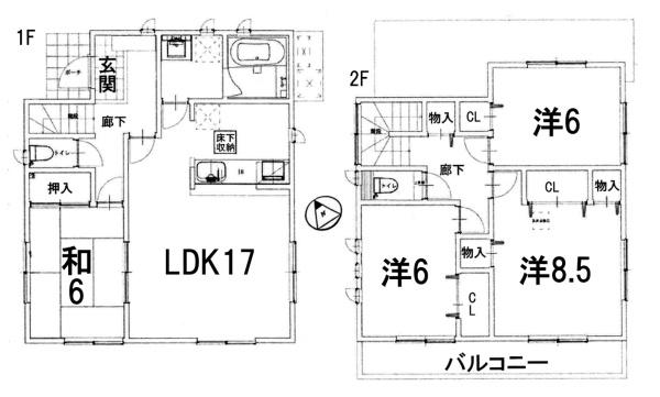 栗東市下鈎の中古一戸建