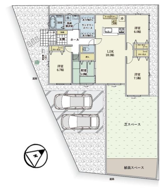新築一戸建　2号棟　全2区画　24・1期